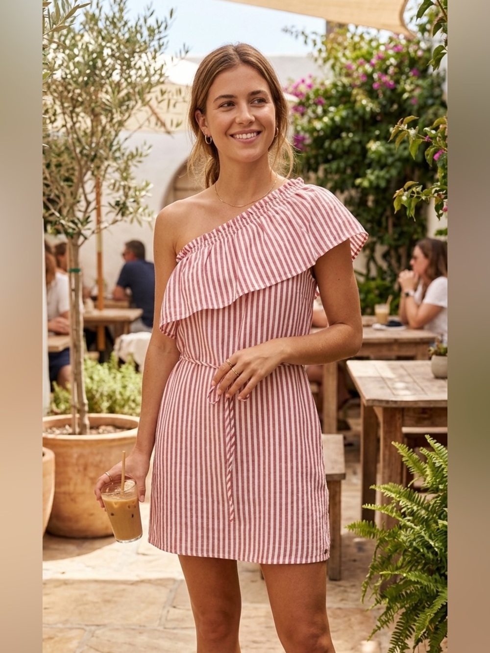 NWOT Billabong || Woman’s Striped mini dress size Medium
